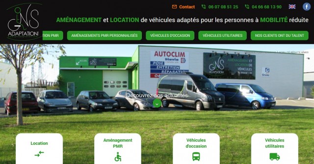 Aménagement de voitures pour PMR à Nîmes - GNS Adaptation