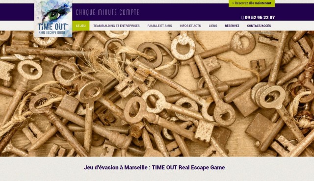 Où organiser un escape game à Marseille ? Time Out Escape Game 