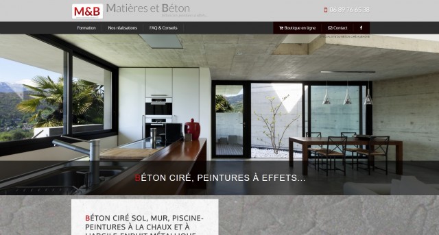 Comment poser du béton ciré à Lorient ? - Matières et Béton