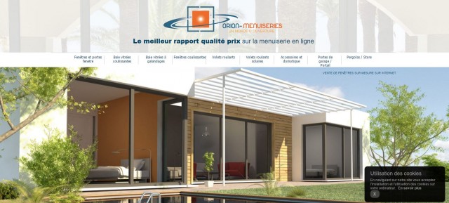 Vente de baies et fenêtres coulissantes en ligne - Orion Menuiserie