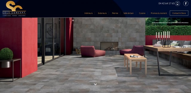 Boutique de carrelage intérieur extérieur haut de gamme à Aix en Provence - Sols Concept