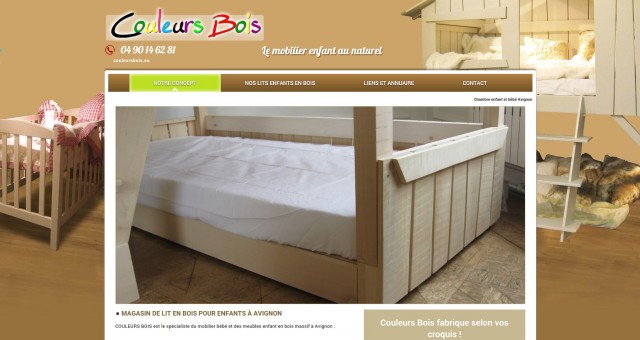 Où acheter des lits pour enfant en bois massif vers Avignon ? - Couleurs Bois