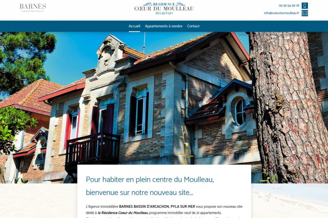 Trouver des appartements à l'achat en résidence de standing sur Arcachon - Le Coeur du Moulleau