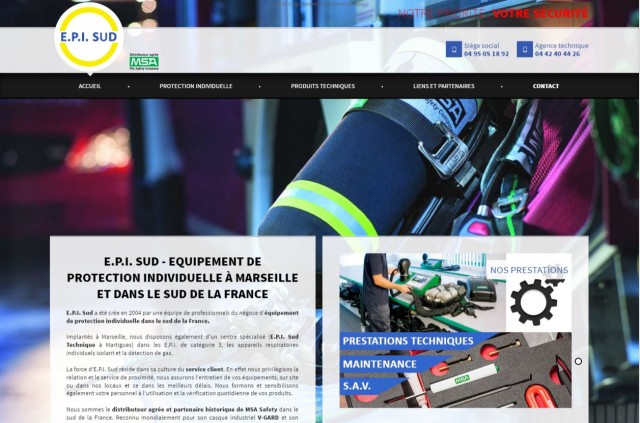 Entreprise d'équipement de protection individuelle à Marseille - E.P.I. Sud 