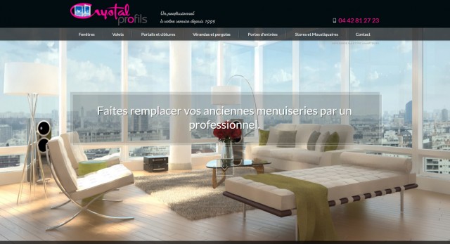 Quelle entreprise pour la pose de menuiserie PVC et alu à Martigues ? - Crystal Profils