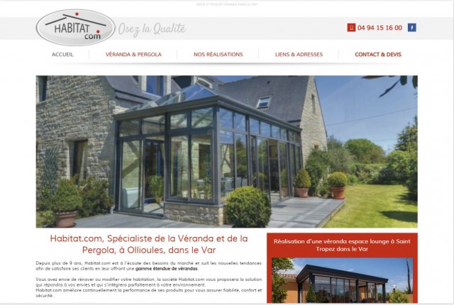 Quelle société pour installer une véranda sur mesure à Toulon ? Habitat.com