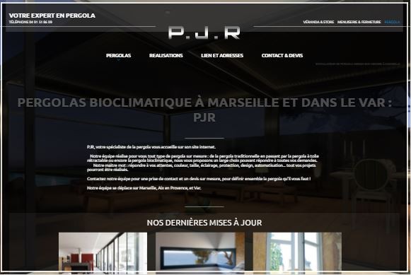 Fabricant de pergola haut de gamme à Marseille - PJR