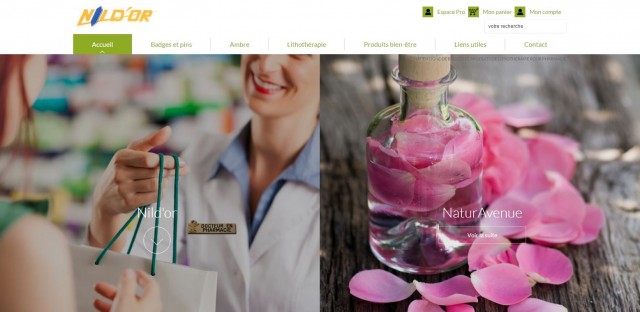 Vente en ligne de produits pour pharmaciens - Nild'Or