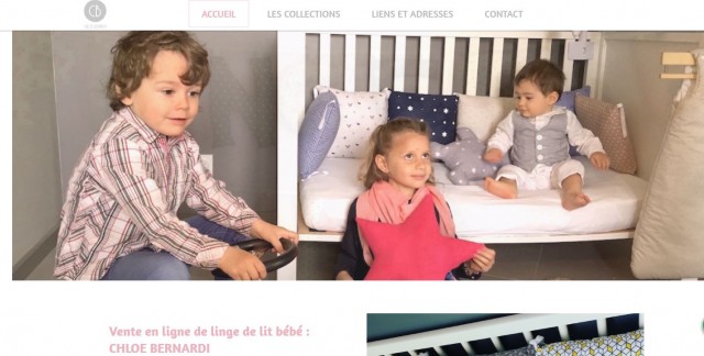Vente en ligne de linge de lit enfant fabriqué en France - Chloé Bernardi