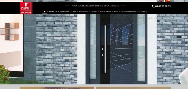 Fabricant de portes blindées design à Aix en Provence - Porte Design Sécurité