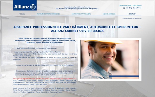 Où trouver une assurance multirisque professionnelle dans le Var ? Cabinet Lecina 