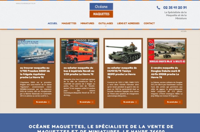 Trouver une boutique de maquettes au Havre - Océane Maquettes