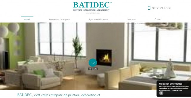 Entreprise de décoration et peinture Rouen : BATIDEC agencement de magasin.