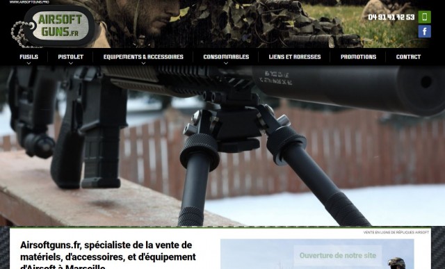 Vente en ligne de répliques Airsoft - Airsoftguns