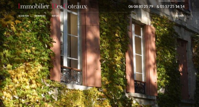 Vente de châteaux viticoles vers Bordeaux - Immobilier des Coteaux