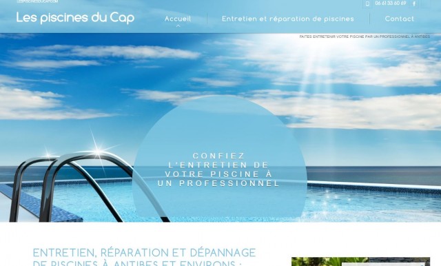 Entretien et maintenance de piscines à Antibes - Les Piscines du Cap