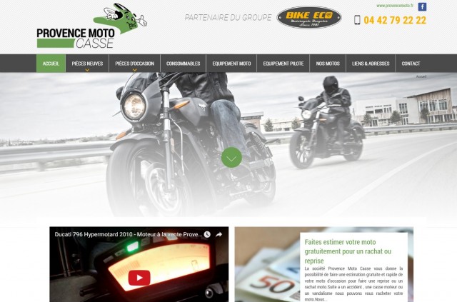 Acheter des pièces de moto dans les Bouches-du-Rhône - Provence Moto Casse