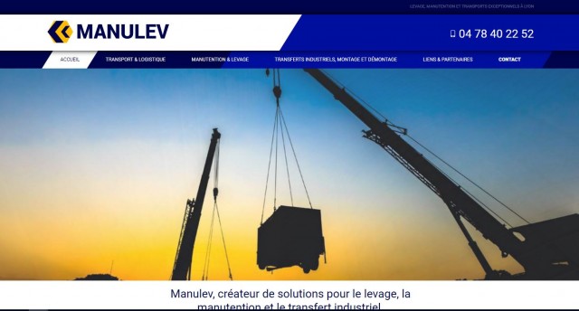 Entreprise de transport et logistique pour industriels à Lyon - Manulev