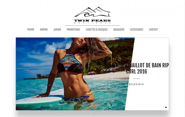 Promotions sur des vêtements Rip Curl à Aix-en-Provence -> Twin Peaks