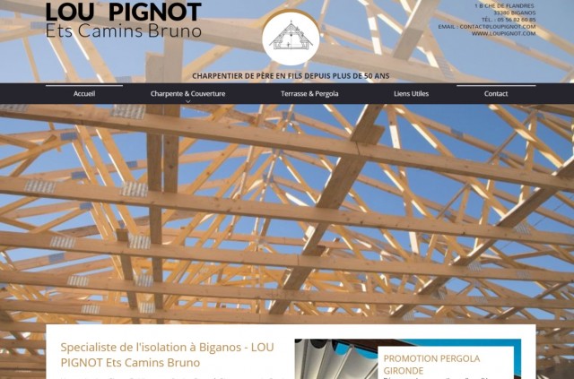 Entreprise de charpente en Gironde - Lou Pignot