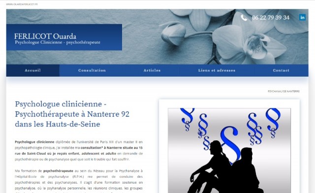 Psychologue clinicienne et psychothérapeute pour adultes et enfants à Nanterre - Ouarda Ferlicot