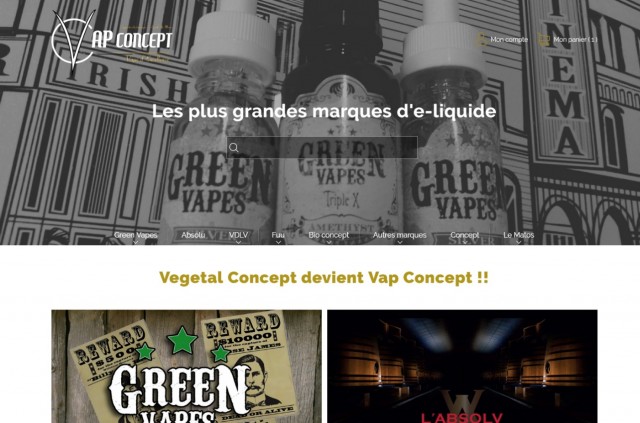 Vente en ligne de e-liquide Bio Concept - Vap Concept