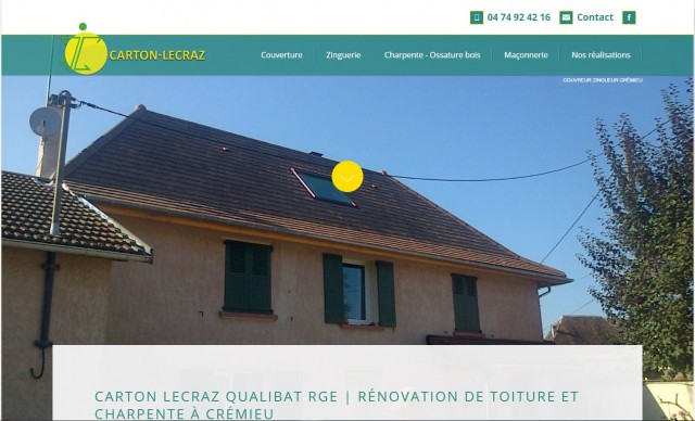 Quel artisan pour la rénovation de toiture en Isère ? Carton Lecraz