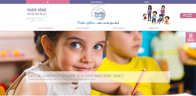 Offres de recrutement de baby sitter à Paris 9 - Family Sphere
