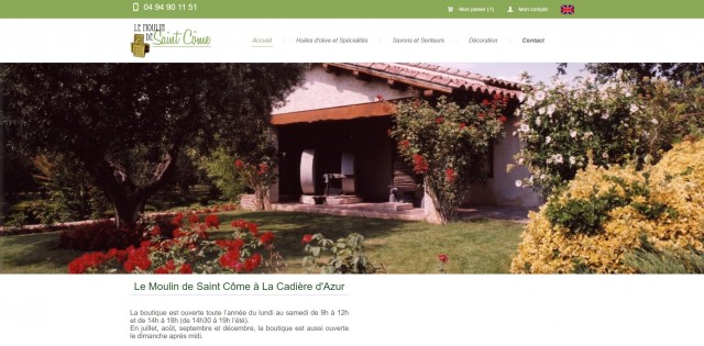Vente en ligne de produits provençaux - Le Moulin de Saint Côme