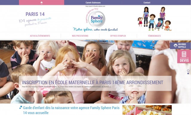 Trouver une nounou pour une soirée à Paris 14 - Family Sphère 14