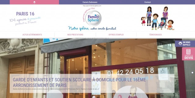 Garde d'enfant à Paris 16ème arrondissement - Family Sphère