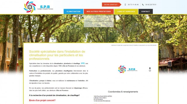 Installation de climatisation réversible sur Aix en Provence - SPB