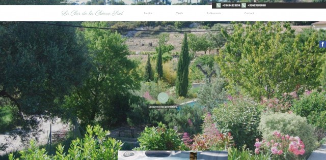 Chambre d'hôtes romantique dans le Var - Le Clos de la Chèvre Sud
