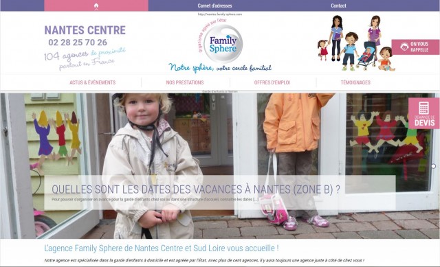 Trouver une nounou à Nantes pour garder ses enfants - Family Sphère Nantes 