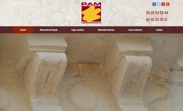Rénovation de facades par un professionnel à Montpellier - Pam Lemanach