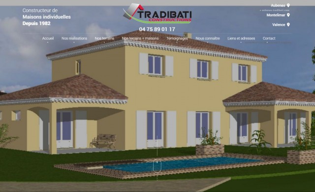 Vente de terrain pour construire une maison en Ardèche - Tradibati Aubenas