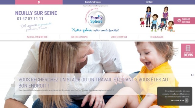 Agence de baby sitters à domicile Neuilly sur Seine - Family Sphere