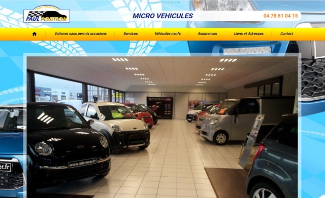 Acheter une voiture sans permis d'occasion à Lyon - Micro-Véhicules
