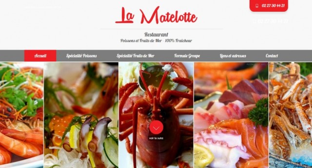 Restaurant spécialité fruits de mer à Fécamp - La Matelotte