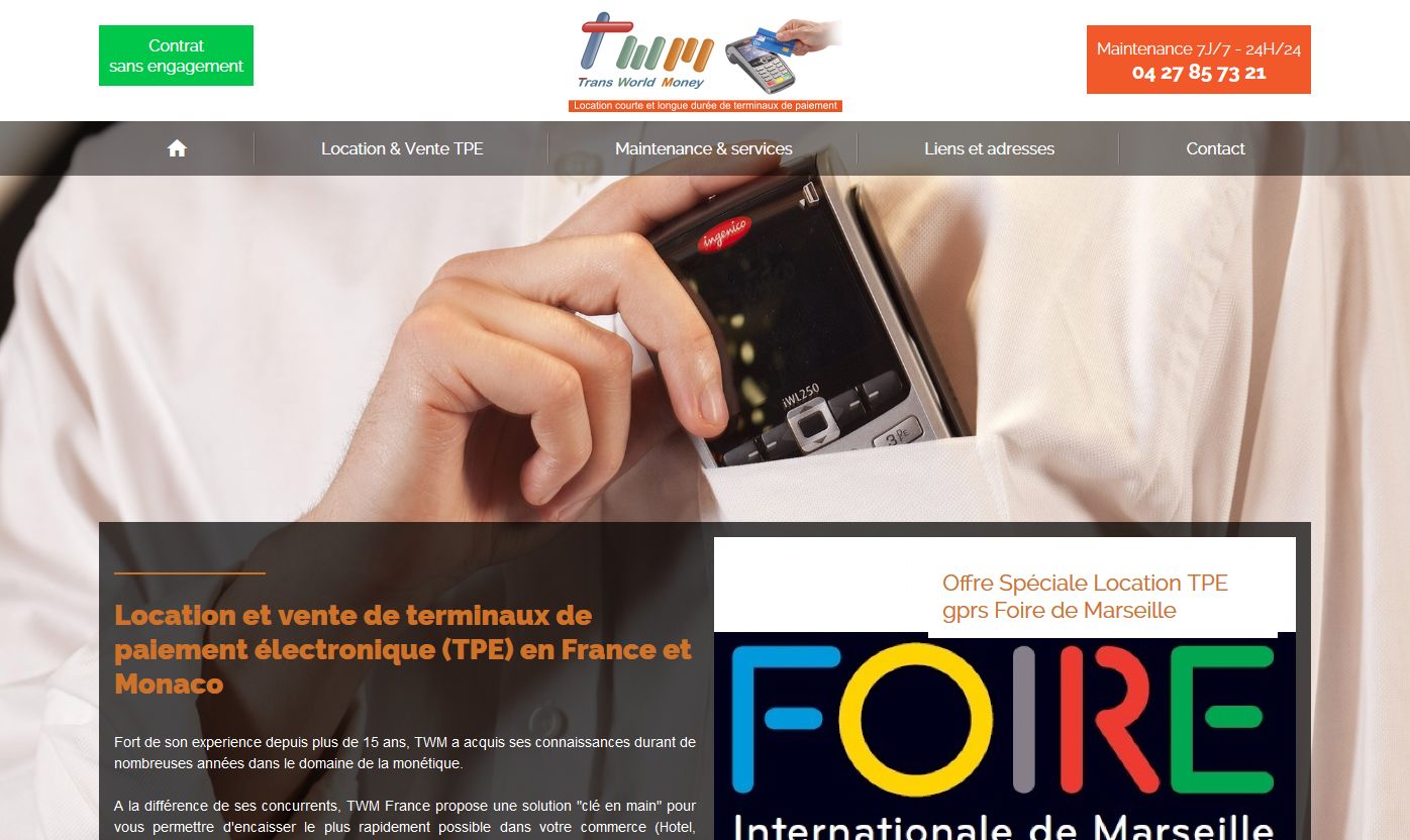 vente et location de terminal de paiement Aix-en-Provence