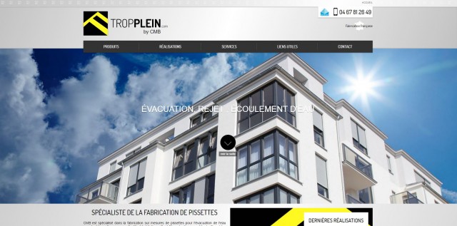 Entreprise spécialisée dans l'évacuation d'eau sur toits plats à Montpellier - CMB