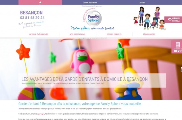Garde d'enfants partagée à Besançon - Family Sphere