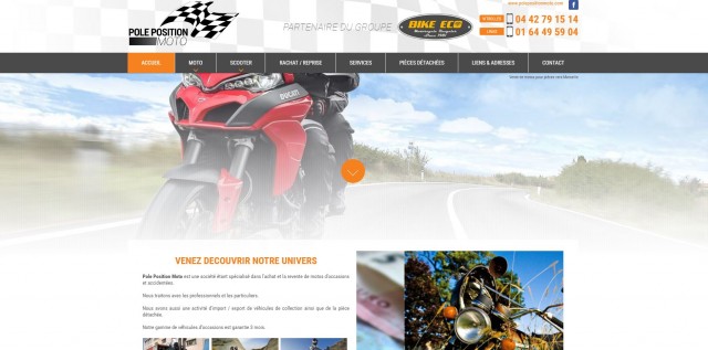 Vente de motos et scooters pour pièces dans le 13 - Pole Position Moto