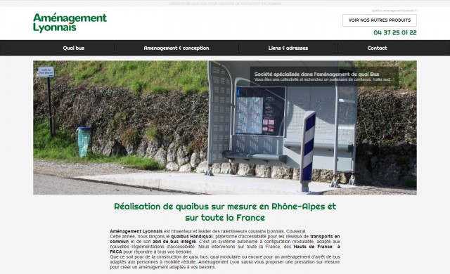 Quelle société pour l'installation de quais bus adaptés aux PMR ? Aménagements Lyonnais 