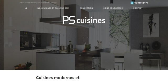Quelle entreprise pour la pose d'une cuisine design sur-mesure vers Aubagne ? - PS Cuisine