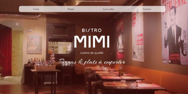 Où trouver un restaurant pizzeria avec plats à emporter sur Bordeaux ? - Bistro Mimi