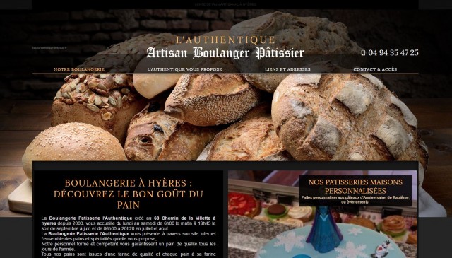 Acheter un gâteau d'anniversaire à Hyères - Boulangerie l'Authentique