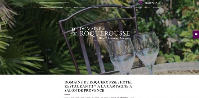 Hôtel restaurant avec piscine à Istres - Domaine de Roquerousse