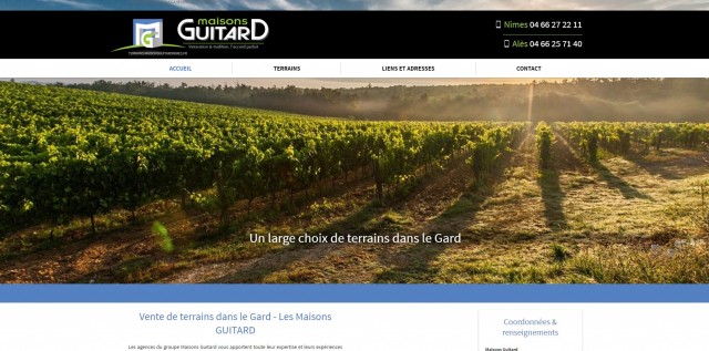 Vente de terrains à bâtir dans le Gard - Maisons Guitard