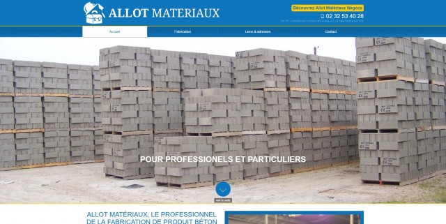 Fabrication et vente de parpaings en Normandie - Allot Matériaux